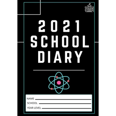 2021 Student School Diary: 7 x 10 inch 120 Pages