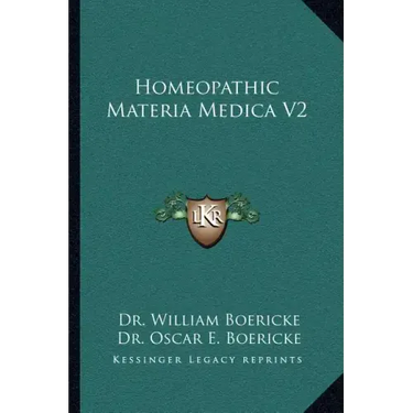 Homeopathic Materia Medica V2