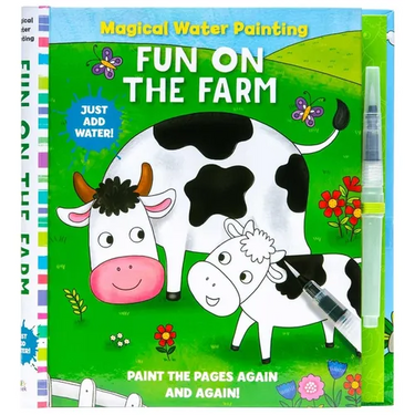 Magical Water Painting: Fun on the Farm: (Art Activity Book, Books for Family Travel, Kids' Coloring Books, Magic Color and Fade)