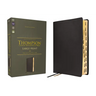 Esv, Thompson Chain-Reference Bible, Large Print, Leathersoft, Black, Red Letter, Thumb Indexed