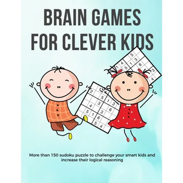 Brain Games for Clever Kids: Valentine puzzle gift for kids - gifts for smart kids and best sudoku puzzle book for you loved ones - buy for your ki