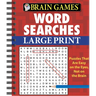 Brain Games - Word Searches - Large Print: Easy on the Eyes, Not on the Brain Puzzles Progress from Simple to Challenging Gift for Adults & Seniors