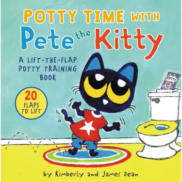 Potty Time with Pete the Kitty: A Lift-The-Flap Potty Book for Kids