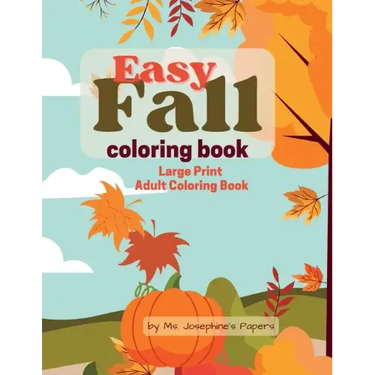 Easy Fall Coloring Book