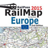 RailPass RailMap Europe 2015: Icon illustrated Railway Atlas of Europe ideal for Interrail and Eurail pass holders