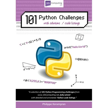 101 Python Challenges with Solutions / Code Listings