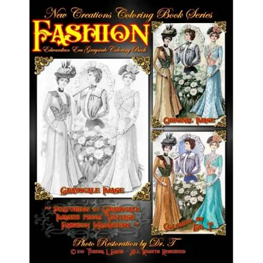 New Creations Coloring Book Series: Fashion - Edwardian Era