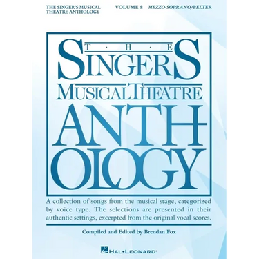 The Singer's Musical Theatre Anthology Volume 8: Mezzo-Soprano/Belter Book