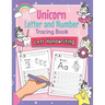 Unicorn Letter and Number Tracing Book Left Handwriting: Magical Practice Workbook for Left-Handed Preschoolers - Perfect Math and Alphabet Learning W