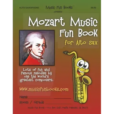 Mozart Music Fun Book for Alto Sax