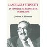 Language & Ethnicity in Minority Sociolinguistic Perspective