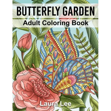 Butterfly Garden: Adult Coloring Book