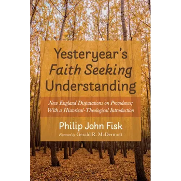 Yesteryear's Faith Seeking Understanding: New England Disputations on Providence; With a Historical-Theological Introduction