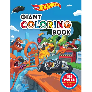 Hot Wheels: Giant Coloring Book