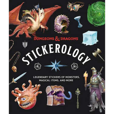 Dungeons & Dragons Stickerology: Legendary Stickers of Monsters, Magical Items, and More: Stickers for Journals, Water Bottles, Laptops, Planners, and