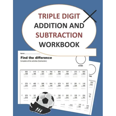 triple digit addition and subtraction workbook