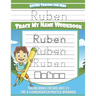 Ruben Letter Tracing for Kids Trace my Name Workbook: Tracing Books for Kids ages 3 - 5 Pre-K & Kindergarten Practice Workbook