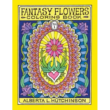 Fantasy Flowers Coloring Book No. 1: 24 Designs in Elaborate Oval Frames