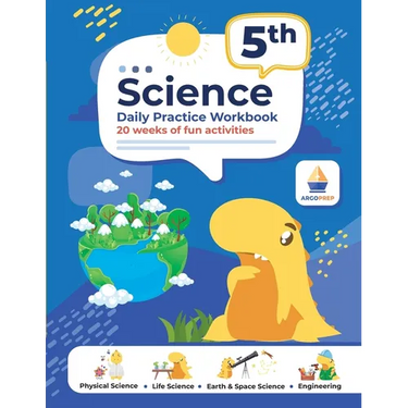 5th Grade Science: Daily Practice Workbook 20 Weeks of Fun Activities (Physical, Life, Earth and Space Science, Engineering Video Explanations Include