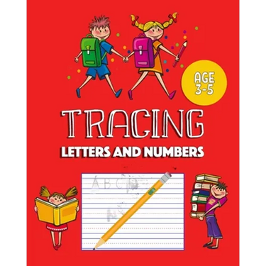 Tracing Letters and Numbers: letter tracing book for preschoolers and kindergarten, number tracing books for kids ages 3-5, abc letter tracing for
