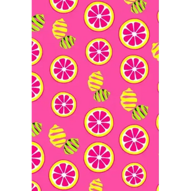Pink Lemonade: A 6x9 Lemon Lime Notebook with 120 College Ruled Pages