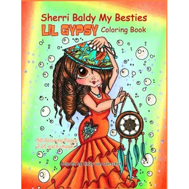 Sherri Baldy My Besties Lil Gypsy Coloring Book