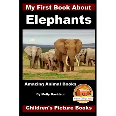 My First Book about Elephants - Amazing Animal Books - Children's Picture Books