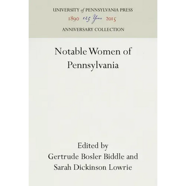 Notable Women of Pennsylvania