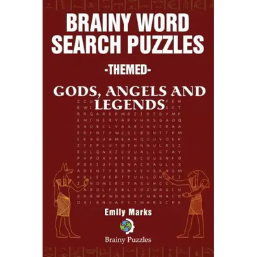 Brainy Word Search Puzzles - Themed: Gods, Angels and Legends