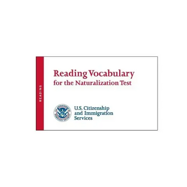 Reading Vocabulary for the Naturalization Test