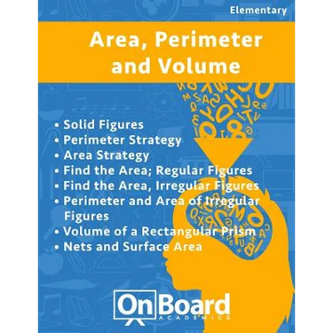 Area, Perimeter and Volume: Solid Figures, Perimeter Strategy, Area Strategy, Find the Area: Regular Figures, Find the Area: Irregular Figures, Pe