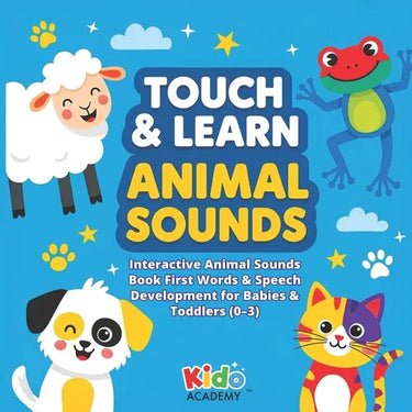 Touch & Learn Animal Sounds: Interactive Animal Sounds Book - First Words & Speech Development for Babies & Toddlers (Ages 0-3)