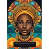 African Themed Colouring Book: black History Month Edition