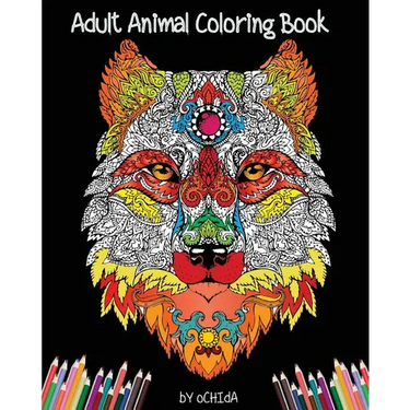 Adult Animals Coloring Book: 25 Animals Coloring Creative Disigns Size 8" x 10" 56 Page