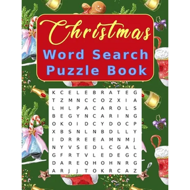 Christmas Word Search Puzzle Book: Large Print Crossword Puzzles for Adults and Kids