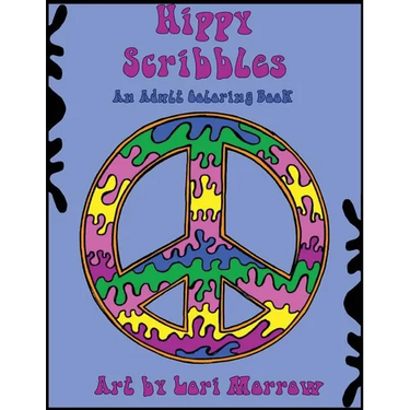 Hippy Scribbles: An Adult Coloring Book