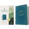 NLT Life Application Study Bible, Third Edition, Personal Size (Leatherlike, Teal Blue, Red Letter)