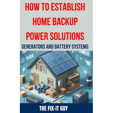 How to Establish Home Backup Power Solutions - Generators and Battery Systems: The Ultimate Guide to Choosing, Installing, and Maintaining Home Backup