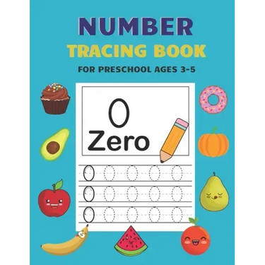 Number Tracing Book for Preschool Ages 3-5: Kids Activity Handwriting Book for Preschool Ages 3-5 and Kindergarten Preschool Number Tracing Math Pract