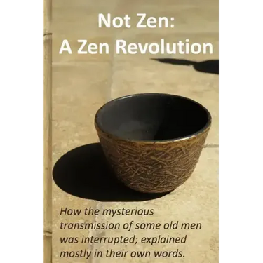 Not Zen: A Zen Revolution: How the mysterious transmission of some old men was interrupted; explained mostly in their own words