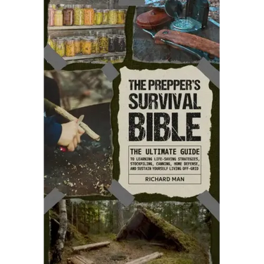 The Prepper's Survival Bible: The Ultimate Guide to Learning Life-Saving Strategies, Stockpiling, Canning, Home Defense, and Sustain Yourself Living