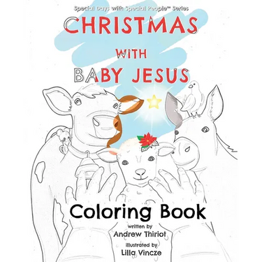 Christmas with Baby Jesus: Coloring Book