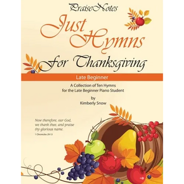 Just Hymns for Thanksgiving