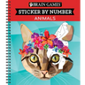 Brain Games - Sticker by Number: Animals (28 Images to Sticker)