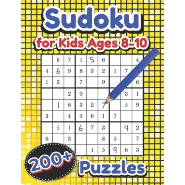 Sudoku for Kids Ages 8-10: Over 200 Puzzles Very Easy to Medium