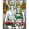 Adult Coloring Book Horror Fitness: Triathlon Aliens