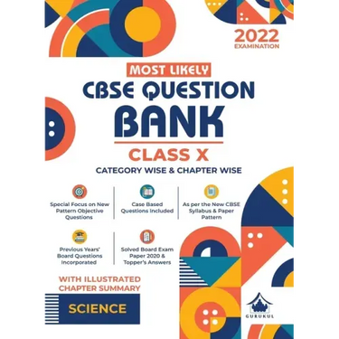 Most Likely Question Bank - Science: CBSE Class 10 for 2022 Examination