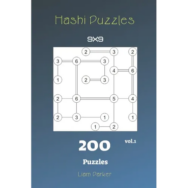 Hashi Puzzles - 200 Puzzles 9x9 vol.1