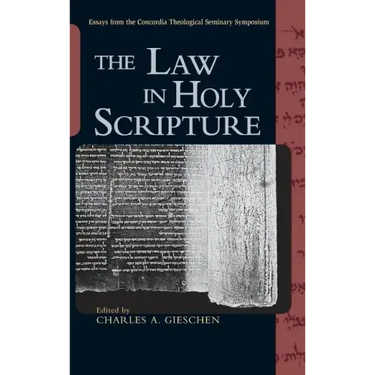 The Law in Holy Scripture