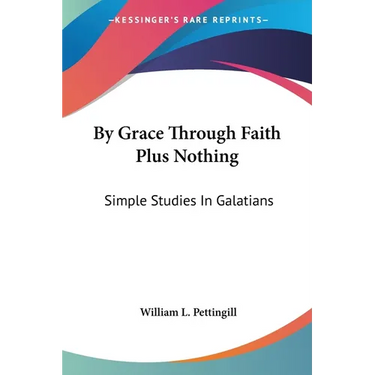 By Grace Through Faith Plus Nothing: Simple Studies In Galatians